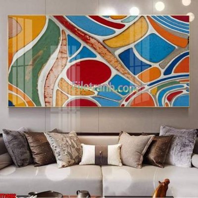 Hình ảnh file gốc in lụa File tranh trừu tượng art TT14162
