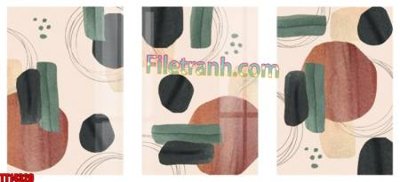 File gốc File tranh trừu tượng art TT14320 (in tráng gương) sang trọng