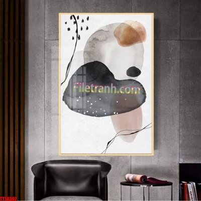 Download file gốc File tranh trừu tượng art TT14392 (in mica) 3D