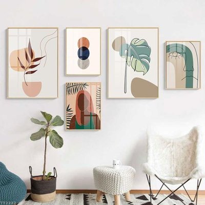 Tải file File tranh treo 5 tấm tối giản Minimalist Art TT2222 (gốc) làm file tranh quảng cáo