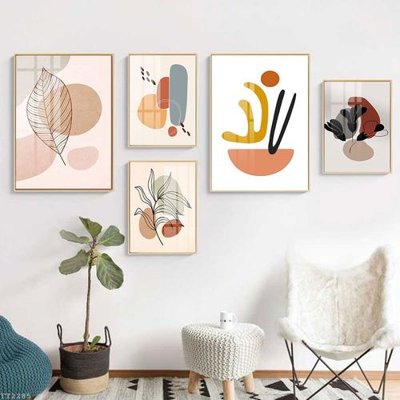 Download file gốc File tranh treo 5 tấm tối giản Minimalist Art TT2285 (in mica) trang trí