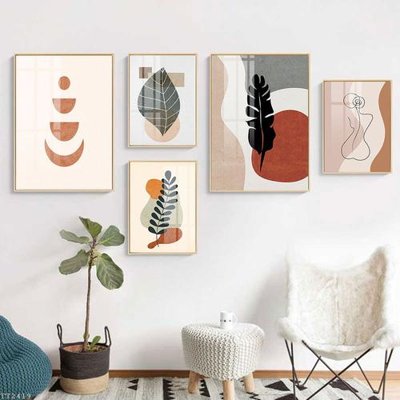 File gốc File tranh treo 5 tấm tối giản Minimalist Art TT2419 (thiết kế) độc quyền