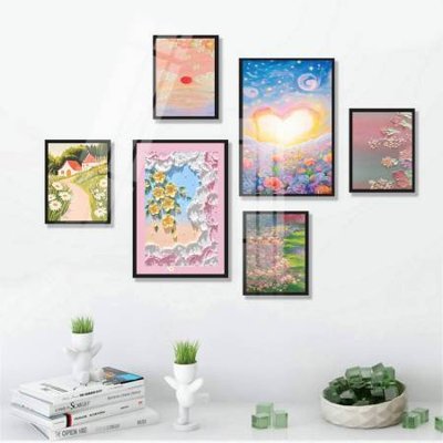 Tải file gốc File tranh bộ 6 tấm hoa décor 5D TT25006 (bản PSD) còn layer