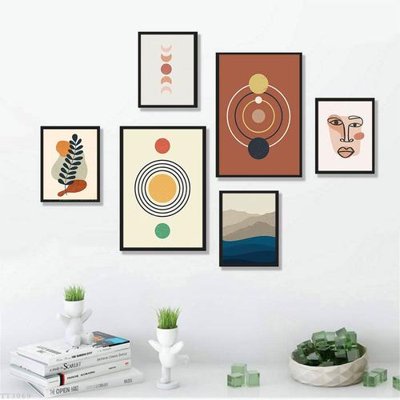 File tranh File tranh treo bộ 6 tấm tối giản Minimalist Art TT3069 (ảnh gốc) độ nét vượt trội