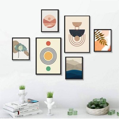 File tranh File tranh treo bộ 6 tấm tối giản Minimalist Art TT3109 (file gốc) chuẩn màu in