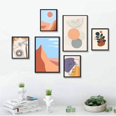 Mua file ảnh gốc File tranh treo bộ 6 tấm tối giản Minimalist Art TT3119 (chất lượng cao)