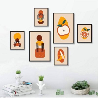 File gốc File tranh treo bộ 6 tấm tối giản Minimalist Art TT3189 (chủ đề hiện đại) trang trí