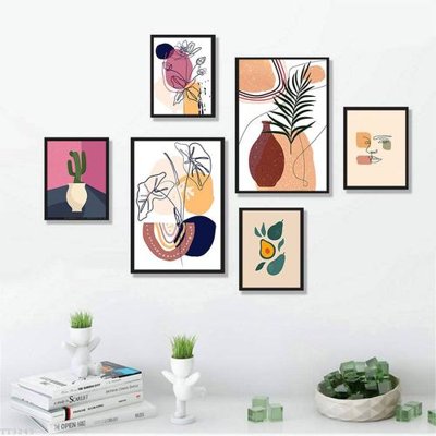 File gốc File tranh treo bộ 6 tấm tối giản Minimalist Art TT3243 (PNG) chất lượng cao