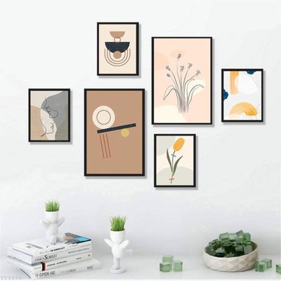 File PSD File tranh treo bộ 6 tấm tối giản Minimalist Art TT3276 (nguyên bản) cho thiết kế