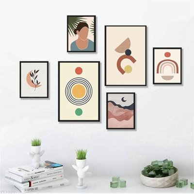 File PSD File tranh treo bộ 6 tấm tối giản Minimalist Art TT3325 (gốc) cho designer