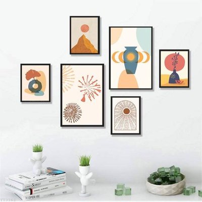 File gốc File tranh treo bộ 6 tấm tối giản Minimalist Art TT3362 (thiết kế) độc quyền
