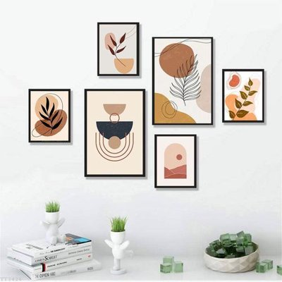 Download file File tranh treo bộ 6 tấm tối giản Minimalist Art TT3426 (gốc) in mica ốp bếp