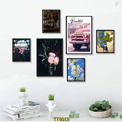 File gốc File tranh bộ 6 tấm TT80019 (trang trí) phòng làm việc