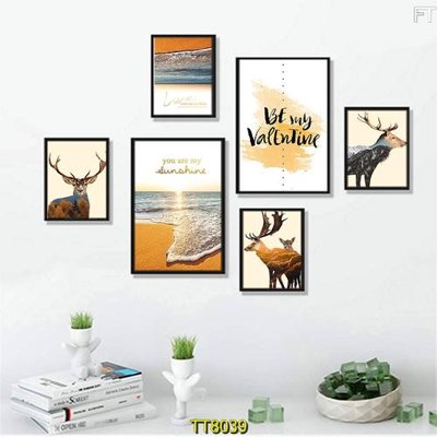 File tranh in mica File tranh bộ 6 tấm TT80039 (độ phân giải cao)