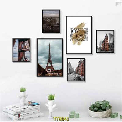 File in trần File tranh bộ 6 tấm TT80041 (file gốc) phong thủy