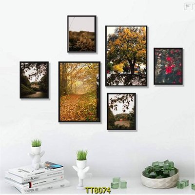 File ảnh File tranh bộ 6 tấm TT80074 (gốc) in Hiflex