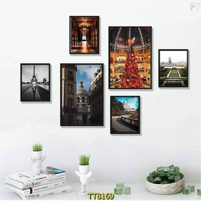 File in lụa File tranh bộ 6 tấm TT80169 (hoa văn) File tranh bộ 6 tấm TT80169