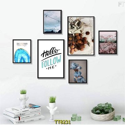 File ảnh gốc File tranh bộ 6 tấm TT80231 không vỡ nét