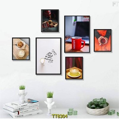 File in lụa File tranh bộ 6 tấm TT80304 (tân cổ điển) File tranh bộ 6 tấm TT80304