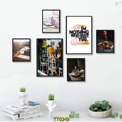 File gốc File tranh bộ 6 tấm TT80349 (chủ đề hiện đại) trang trí