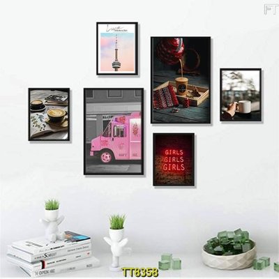 Tệp tin gốc File tranh bộ 6 tấm TT80358 (chất lượng cao) File tranh bộ 6 tấm TT80358