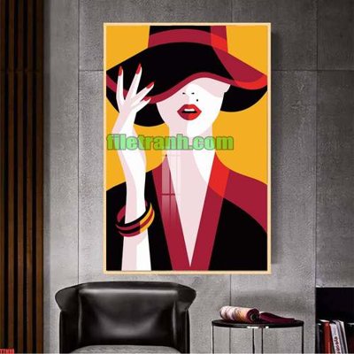 Tải file File gốc in bộ tranh decor treo tráng gương canvas TTH19 (gốc) làm tranh trang trí