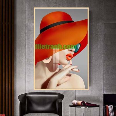 File tranh gốc File gốc in bộ tranh decor treo tráng gương canvas TTH26 (bản quyền) file PSD