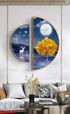 File gốc File bộ tranh treo tường decor TTK1326 (PSD/TIFF) độ phân giải cao