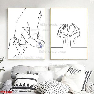 File in lụa File bộ tranh treo tường decor TTK1402 (phong cảnh) File bộ tranh treo tường decor TTK1402