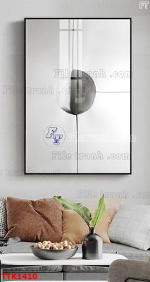 File tranh gốc PSD File bộ tranh treo tường decor TTK1410 còn nguyên layer