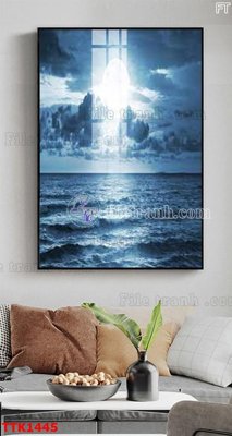 Download file File bộ tranh treo tường decor TTK1445 (gốc) in mica đèn LED