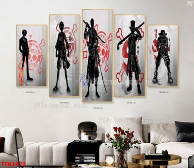 File gốc File bộ tranh treo tường decor TTK1473 (chủ đề hiện đại) trang trí