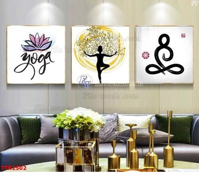 File PSD File bộ tranh treo tường decor TTK1502 (gốc) cho in quảng cáo
