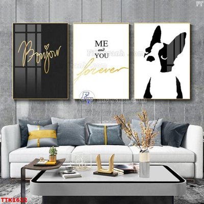 File tranh File bộ tranh treo tường decor TTK1622 (ảnh gốc) độ nét vượt trội