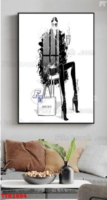 Tải file tranh File bộ tranh treo tường decor TTK1694 (gốc) tại Filetranh.com