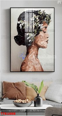 Hình ảnh file gốc File bộ tranh treo tường decor TTK1698 (chất lượng cao)