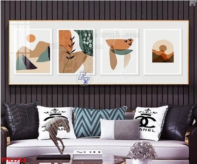 Download file gốc File bộ tranh treo tường decor TTK1713 (in lụa) hoa lá