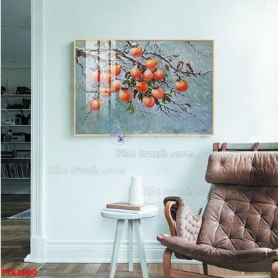 File in trần File bộ tranh treo tường decor TTK1800 (bản gốc) mây trời