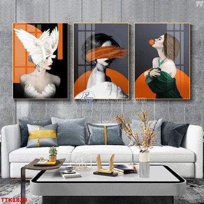 File gốc File bộ tranh treo tường decor TTK1839 (PSD/TIFF) độ phân giải cao