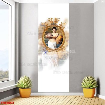 File ảnh File bộ tranh treo tường decor TTK2063 (gốc) cho trang trí nhà hàng