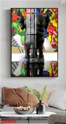 Cung cấp file tranh gốc File bộ tranh treo tường decor TTK2071 độc quyền