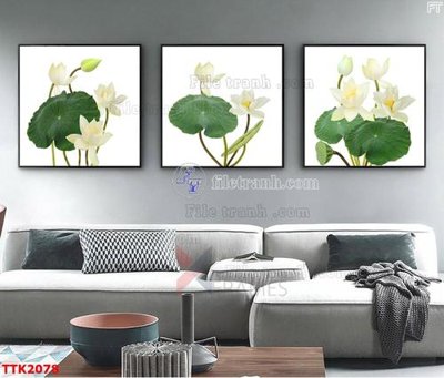 File in trần File bộ tranh treo tường decor TTK2078 (bản gốc) bầu trời