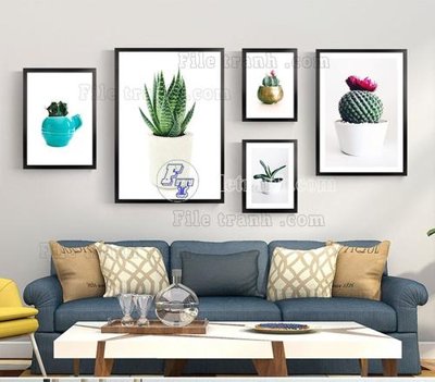 File ảnh File tranh bộ hiện đại TTK2543 (gốc) trang trí khách sạn