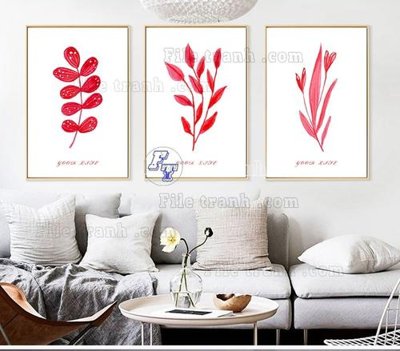 Download file gốc File tranh bộ hiện đại TTK2598 (in mica) trang trí