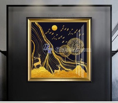 File gốc File tranh bộ hiện đại TTK2604 (thiết kế) cho in ấn