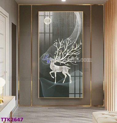 Download file gốc File tranh bộ hiện đại TTK2647 (in lụa) cao cấp