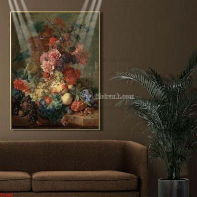 File gốc Tranh tĩnh vật sơn dầu hoa châu âu TV108 (Filetranh.com) Tranh tĩnh vật sơn dầu hoa châu âu TV108