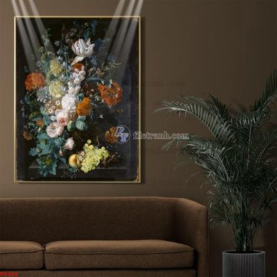 Tải về file gốc Tranh tĩnh vật sơn dầu hoa châu âu TV260 (chuẩn in ấn)