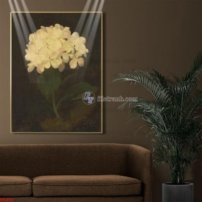 File PSD Tranh tĩnh vật sơn dầu hoa châu âu TV278 (gốc) cho in quảng cáo