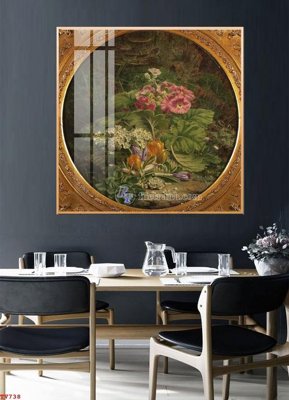 File gốc Tranh tĩnh vật sơn dầu hoa châu âu TV738 (PNG) chất lượng cao